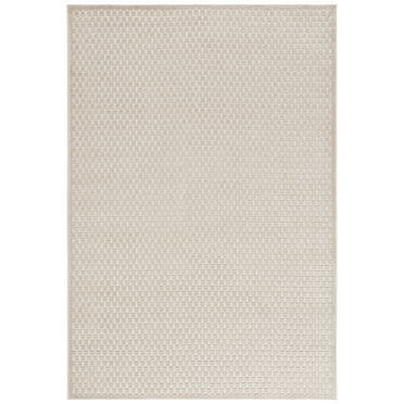 SAFAVIEH Stella Alton Geometric Indoor/Outdoor Area Rug, Beige, 8'2" x 10'