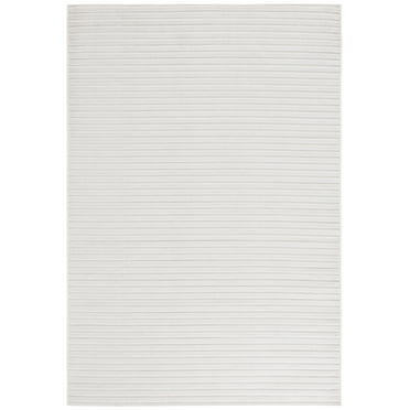 SAFAVIEH Stella Bernadine Striped Indoor/Outdoor Area Rug, Ivory, 8'2" x 10'