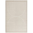 thumbnail image 1 of SAFAVIEH Stella Cameron Abstract Indoor/Outdoor Area Rug, Beige/Ivory, 4' x 6', 1 of 8