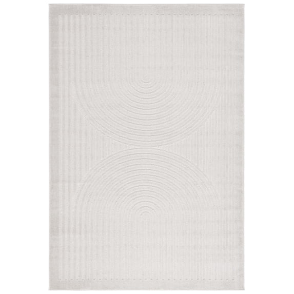 SAFAVIEH Stella Cameron Abstract Indoor/Outdoor Area Rug, Ivory, 9'2" x 12'