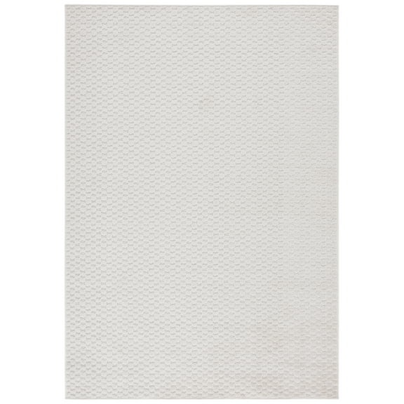 SAFAVIEH Stella Glen Geometric Indoor/Outdoor Area Rug, Ivory, 4' x 6'