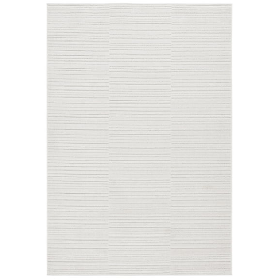 SAFAVIEH Stella Helen Striped Indoor/Outdoor Area Rug, Ivory, 4' x 6'