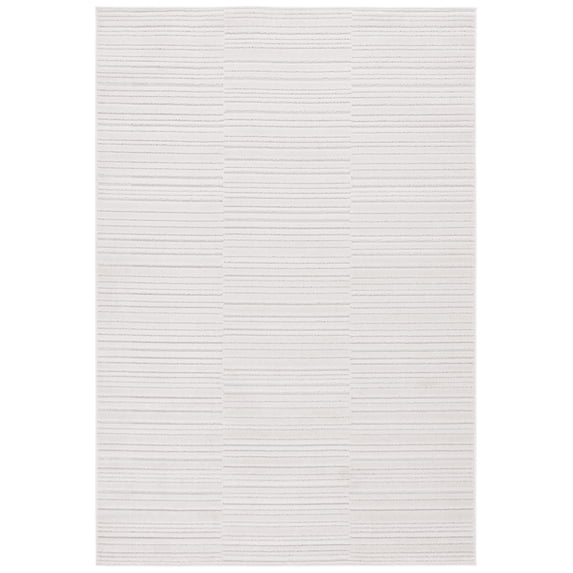 SAFAVIEH Stella Helen Striped Indoor/Outdoor Area Rug, Ivory, 9'2" x 10'