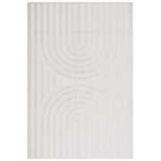 SAFAVIEH Stella Penelope Geometric Indoor/Outdoor Area Rug, Ivory, 8'2" x 10'