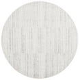 thumbnail image 1 of SAFAVIEH Stella Rhetta Solid Indoor/Outdoor Area Rug, Ivory/Gray, 6'7" x 6'7" Round, 1 of 14