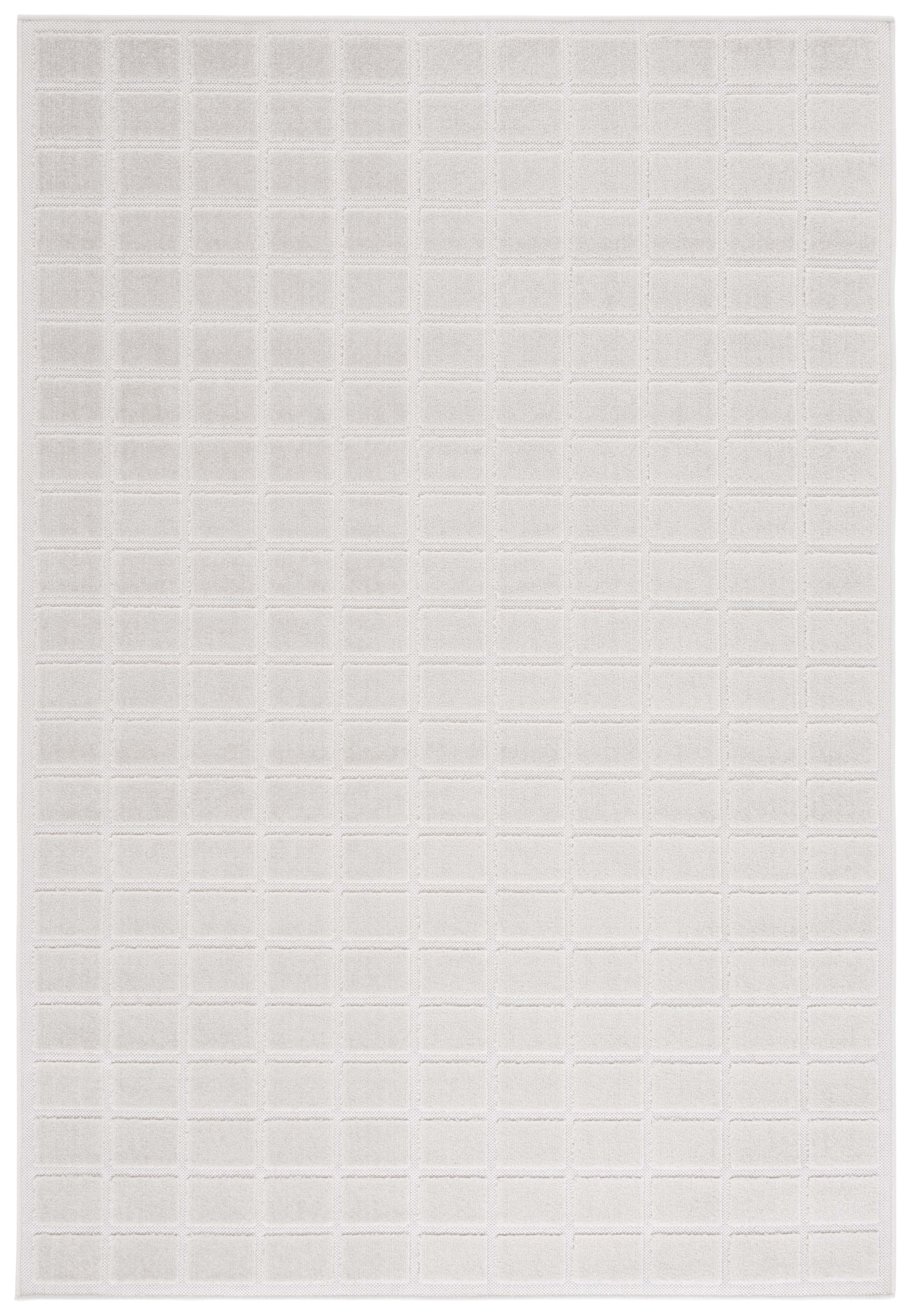 SAFAVIEH Stella Rosamund Geometric Indoor/Outdoor Area Rug, Ivory, 8'2" x 10'