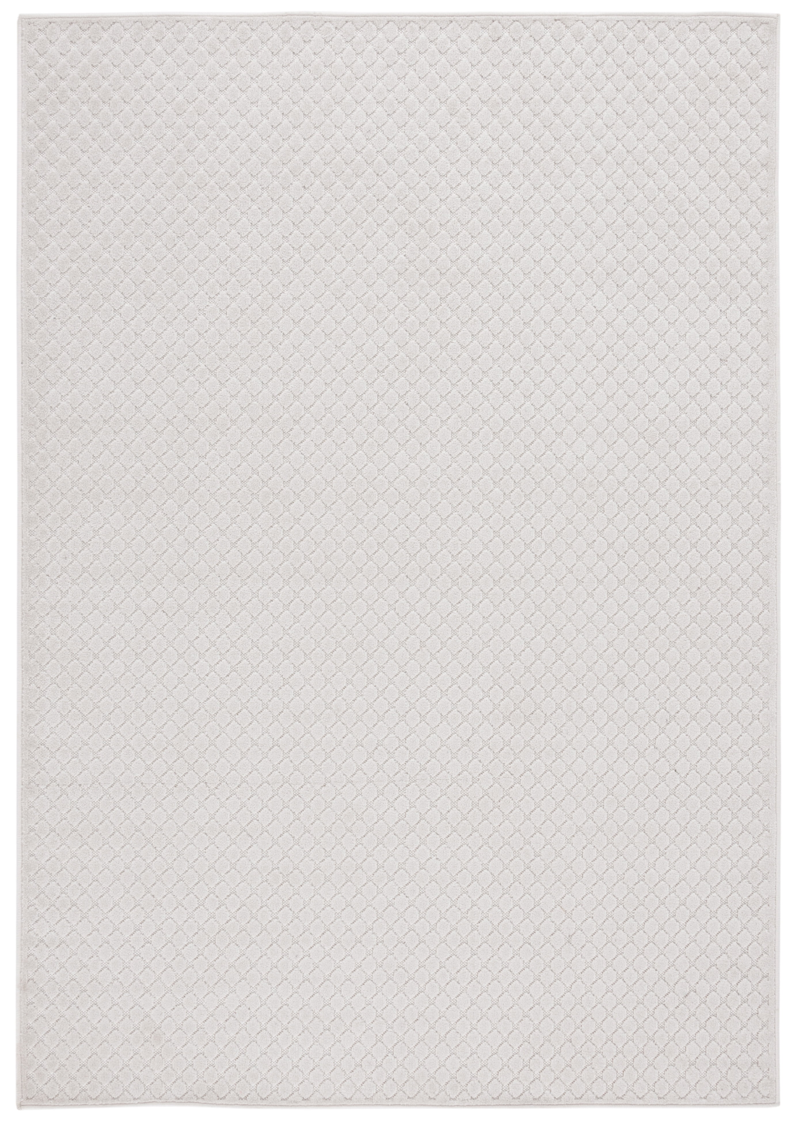 SAFAVIEH Stella Rosheen Geometric Indoor/Outdoor Area Rug, Ivory, 4' x 6'
