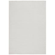 SAFAVIEH Stella Rosheen Geometric Indoor/Outdoor Area Rug, Ivory, 8'2" x 10'