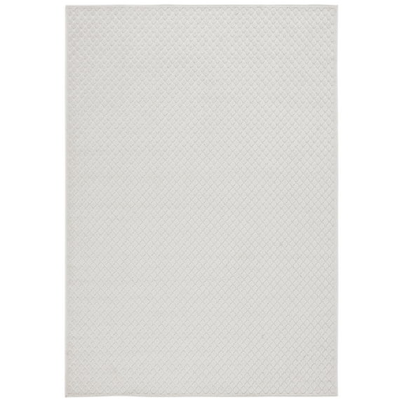 SAFAVIEH Stella Rosheen Geometric Indoor/Outdoor Area Rug, Ivory, 8'2" x 10'