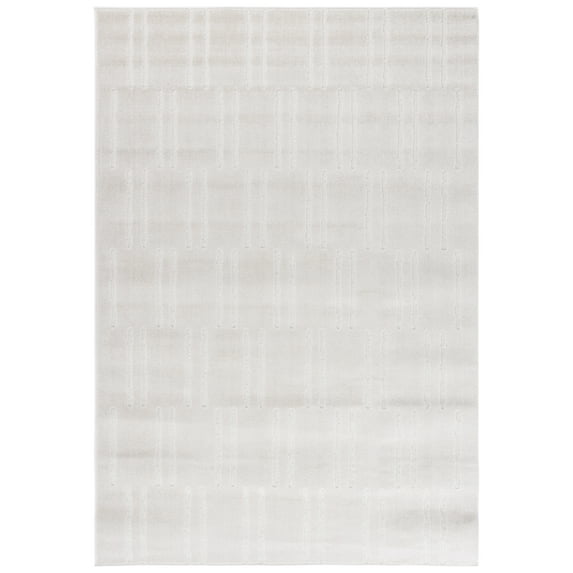 SAFAVIEH Stella Sloan Abstract Indoor/Outdoor Area Rug, Ivory, 5'2" x 7'6"