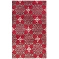thumbnail image 1 of SAFAVIEH Stone Wash Raphael Geometric Area Rug, Red/Ivory, 5' x 8', 1 of 7