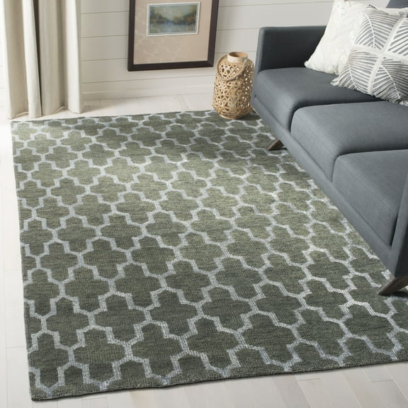 SAFAVIEH Stone Wash STW204A Hand-knotted Charcoal Rug