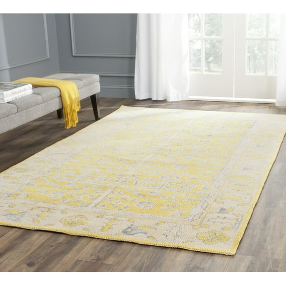 SAFAVIEH Stone Wash STW213A Hand-knotted Yellow Rug