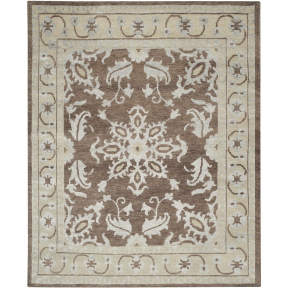 SAFAVIEH Stone Wash Vasiliki Floral Area Rug, Charcoal, 8' x 10'