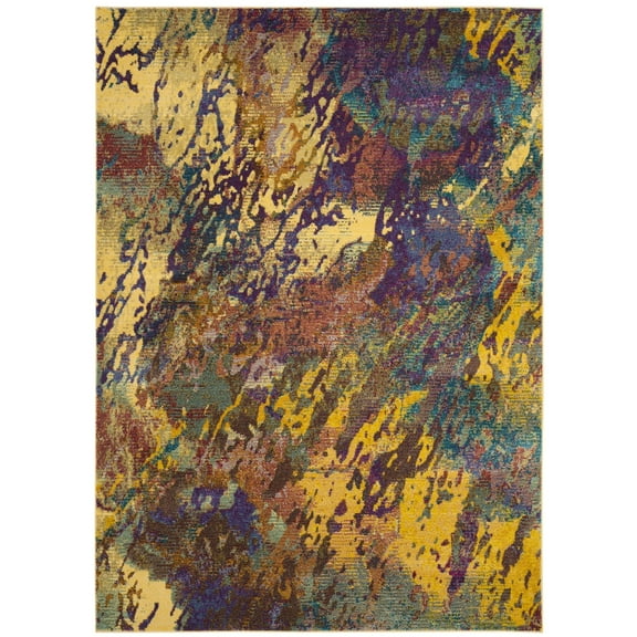 SAFAVIEH Stone Wash STW312A Hand-knotted Grey /Beige Rug