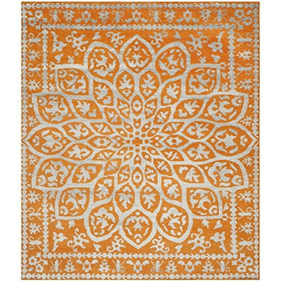 SAFAVIEH Stone Wash Susan Floral Area Rug, Copper, 9' x 12'
