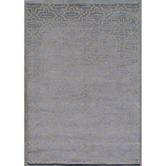 SAFAVIEH Stone Wash Tanisha Geometric Area Rug, Silver, 4' x 6'