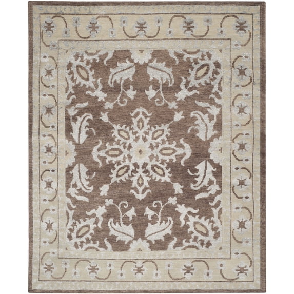 SAFAVIEH Stone Wash Vasiliki Floral Area Rug, Charcoal, 8' x 10'