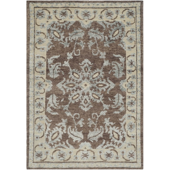 SAFAVIEH Stone Wash Vasiliki Floral Area Rug, Charcoal, 4' x 6'