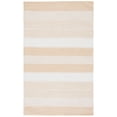 thumbnail image 1 of SAFAVIEH Striped Kilim Amina Striped Cotton Area Rug, Ivory/Gold, 5' x 8', 1 of 9