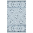 thumbnail image 1 of SAFAVIEH Striped Kilim Bronagh Geometric Area Rug, Light Blue/Ivory, 5' x 8', 1 of 7