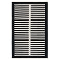 thumbnail image 1 of SAFAVIEH Striped Kilim Cady Striped Area Rug, Ivory/Black, 4' x 6', 1 of 8