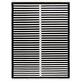 thumbnail image 1 of SAFAVIEH Striped Kilim Cady Striped Area Rug, Ivory/Black, 8' x 10', 1 of 8