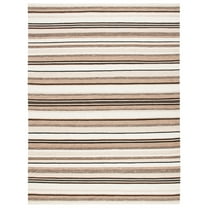 SAFAVIEH Striped Kilim Colbert Striped Area Rug, Natural/Ivory, 8' x 10'