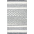 thumbnail image 1 of SAFAVIEH Striped Kilim Ekaterina Striped Cotton Area Rug, Navy/Ivory, 3' x 5', 1 of 10