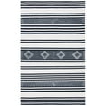 thumbnail image 1 of SAFAVIEH Striped Kilim Fergal Striped Area Rug, Black/Ivory, 9' x 12', 1 of 7