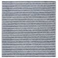 thumbnail image 1 of SAFAVIEH Striped Kilim Francine Striped Area Rug, Navy/Blue, 3' x 3' Square, 1 of 10
