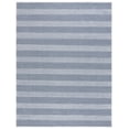 thumbnail image 1 of SAFAVIEH Striped Kilim Hilbert Striped Cotton Area Rug, Ivory/Blue, 8' x 10', 1 of 9