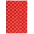 thumbnail image 1 of SAFAVIEH Striped Kilim Jannah Checkered Cotton Area Rug, Red/Rust, 3' x 5', 1 of 12