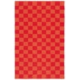 thumbnail image 1 of SAFAVIEH Striped Kilim Jannah Checkered Cotton Area Rug, Red/Rust, 6' x 9', 1 of 9
