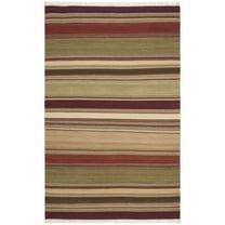 SAFAVIEH Striped Kilim Joey Striped Area Rug, Red, 4' x 6'