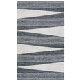 thumbnail image 1 of SAFAVIEH Striped Kilim Juniper Striped Area Rug, Black/Ivory, 6' x 9', 1 of 10