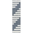 thumbnail image 1 of SAFAVIEH Striped Kilim Meriel Striped Runner Rug, Navy/Ivory, 2'3" x 9', 1 of 7