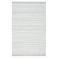 thumbnail image 1 of SAFAVIEH Striped Kilim Mihaela Striped Polyester Area Rug, Grey/Ivory, 6' x 9', 1 of 8