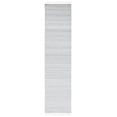thumbnail image 1 of SAFAVIEH Striped Kilim Mihaela Striped Polyester Runner Rug, Grey/Ivory, 2'3" x 9', 1 of 8
