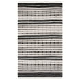 thumbnail image 1 of SAFAVIEH Striped Kilim Ottoline Striped Cotton Area Rug, Beige/Black, 4' x 6', 1 of 8