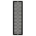 thumbnail image 1 of SAFAVIEH Striped Kilim Priscilla Striped Runner Rug, Black/Ivory, 2'3" x 8', 1 of 8