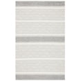 thumbnail image 1 of SAFAVIEH Striped Kilim Rory Striped Cotton Area Rug, Ivory/Grey, 3' x 5', 1 of 7
