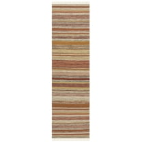 SAFAVIEH Striped Kilim STK311A Handwoven Beige Rug