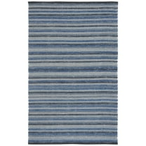 SAFAVIEH Striped Kilim STK421A Handwoven Blue Rug
