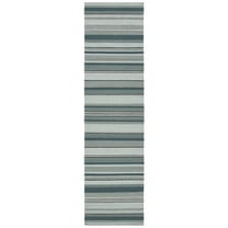 SAFAVIEH Striped Kilim Colbert Striped Runner Rug, Grey, 2'3" x 9'
