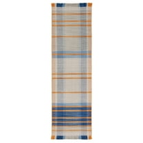 SAFAVIEH Striped Kilim STK701B Handwoven Beige /Blue Rug