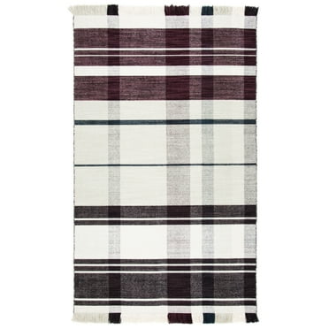 SAFAVIEH Striped Kilim STK705A Handwoven Ivory /Grey Rug