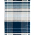 thumbnail image 1 of SAFAVIEH Striped Kilim STK707M Handwoven Blue /Beige Rug, 1 of 7