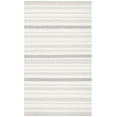 thumbnail image 1 of SAFAVIEH Striped Kilim Siofra Striped Cotton Area Rug, Ivory/Grey, 4' x 6', 1 of 7
