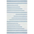 thumbnail image 1 of SAFAVIEH Striped Kilim Talia Striped Area Rug, Ivory/Blue, 3' x 5', 1 of 7